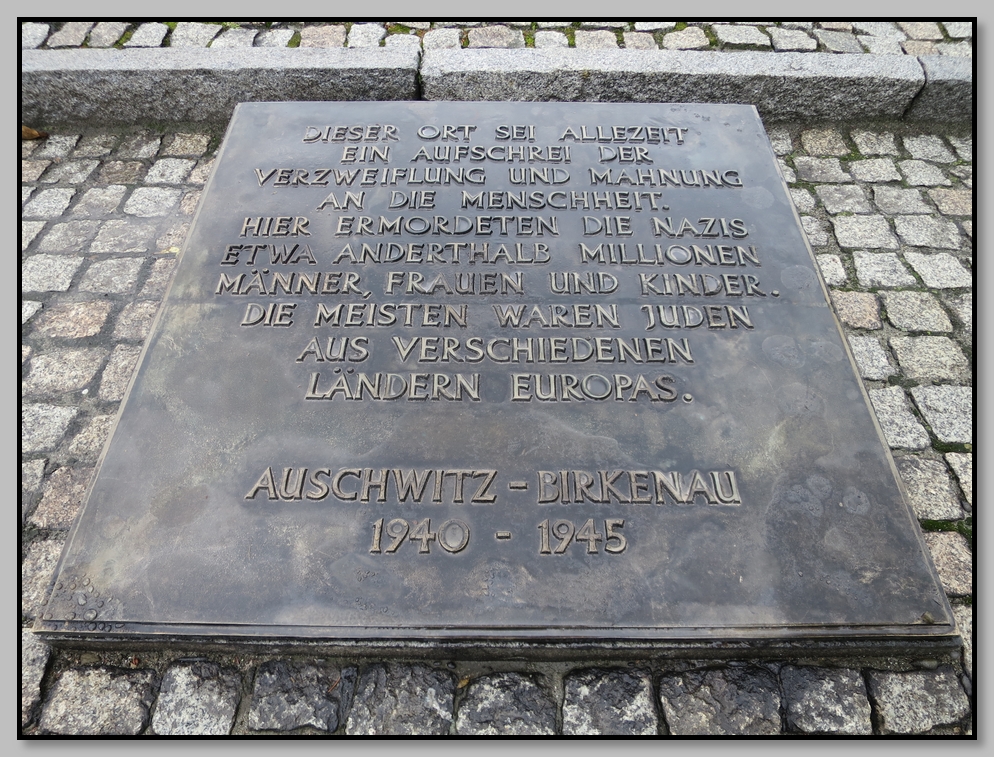 Mahnung Auschwitz-Birkenau